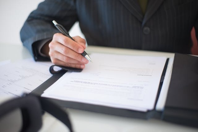landlord going through applications